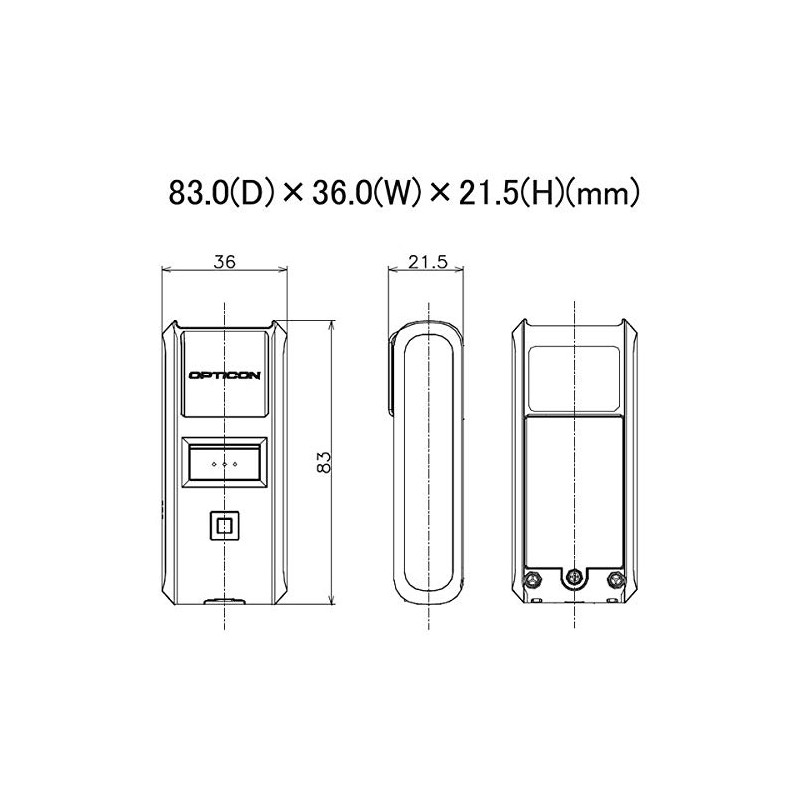 Optoelectronics Wireless 1D Barcode Reader/Data Collector OPN-4000i (Bluetooth)