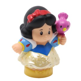 Fisher-Price Replacement Part for Collectible Little People Princess Castle Songs Palace Playset DWC36 - Replacement Snow White Figure Holding Purple Bird - Talking Castle Base