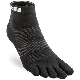 Injinji Run Lightweight Mini-Crew Unisex Toe Socks L