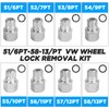 BELEY 23pcs Wheel Lock Lug Nut Remover Kit, Automotive Wheel