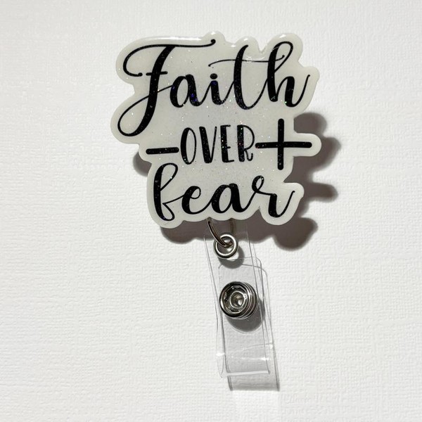 Scripture Badge Reel ‚Äì Inspirational Bible Verse ID Holder with