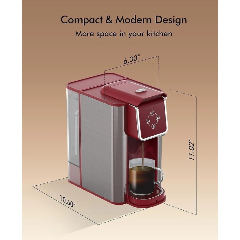 SIFENE Coffee Maker, 3 In 1 Single Serve Coffee Machine,