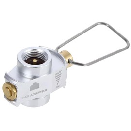 TANGHSE Gas Canister Refill Adapter, Butane Gas Refill for Gas Canisters Camping Stove Gas Refill Adapter Flip Fuel Gas Transfer for Gas Bottle Gas Transfer Valve Fuel Transfer Device