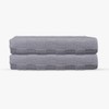DePera Waffle Terry 2 pcs Turkish Bath Sheet Towels Set