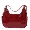 Women Underarm Bag Fashionable Glossy Surfaces PU Leather Shoulder Messenger