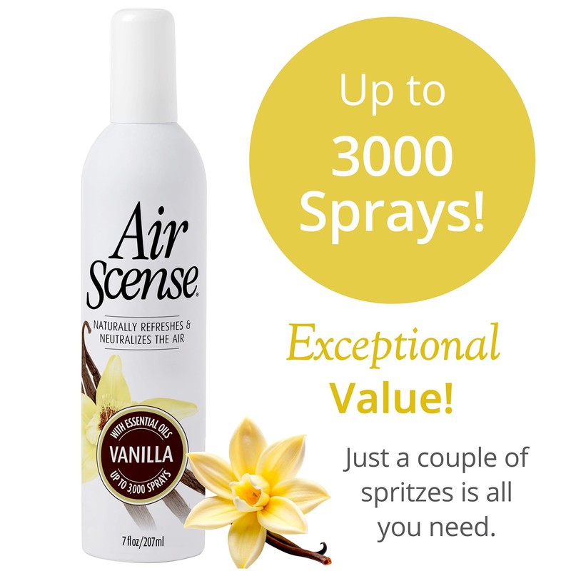 Air Scense Essential Oil Air Freshener - Vanilla Scent -