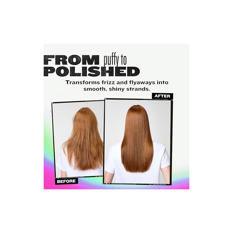 Bed Head by TIGI Straighten Out Anti-Frizz Hair Serum, Smooths,