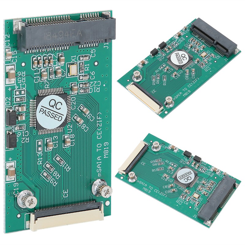 Riser Card Green ABS MSATA to Ce ZIF SSD Solid-State