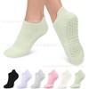 Women's Cotton Non-Slip Yoga & Pilates Socks (Sasi195) Size/Light Gray 20ea