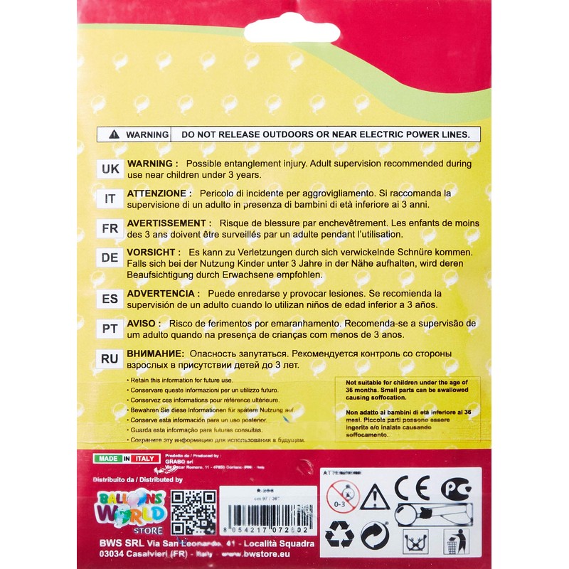 GRABO - Folienballon Alvin, mehrfarbig, 9352672