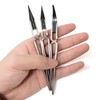 yueton 3Pack Precision Reverse Ceramic Tweezers Stainless Steel Ceramic Tweezers