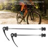 2Pcs Bicycle Wheel Hub Skewers Mountain Bike Road Bike Axle