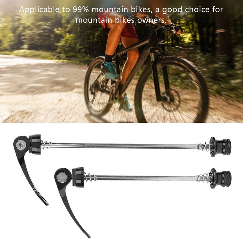 2Pcs Bicycle Wheel Hub Skewers Mountain Bike Road Bike Axle