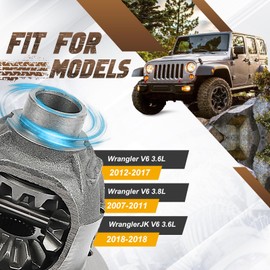 WildGear Differential Case Kit Fit For Jeep Wrangler 2012-2017 V6 3.6L, Wrangler 2007-2011 V6 3.8L, Wrangler JK 2018 V6 3.6L # 2005974; 68026549AA; 706016X