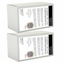ITALIAN COFFEE FOR ESPRESSO LOVERS Italian Coffee capsules compatible with Verismo, CBTL, Caffitaly, K-fee systems (80 pods RISTRETTO blend)