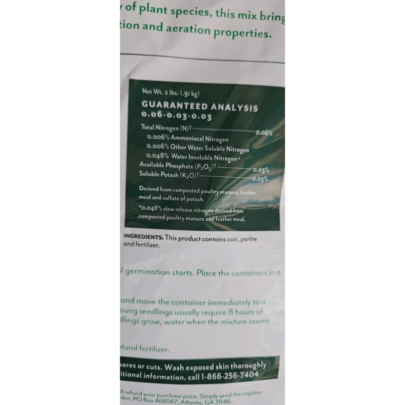 Master Garden NEW ORGANIC PREMIUM Coconut Coir Seed Starter PLANT