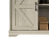 Panana Sliding Barn Door Buffet Sideboard Storage Cabinet Coffee Bar