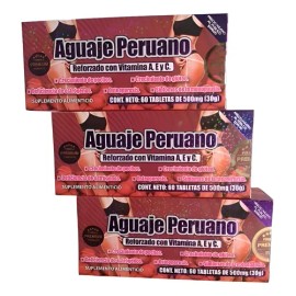 3 Aguaje Peruano, Semilla De Fenogrecoy Colágeno Hidrolizado                                                                                          