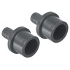 PATIKIL UPVC Reducer Pipe Fitting 32mm OD 16mm Barbed, 2
