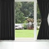 2 Panel French Door Curtains With Rod Pocket Tieback Indoor