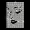 MAYJOYDIY Woman's Face Rhinestone Iron on Heat Transfer Patches Woman