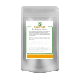 2 x 1 kg | Zinc Bisglycinate Tablets | Dietary Supplement | Tabs | Zinc | Buxtrade