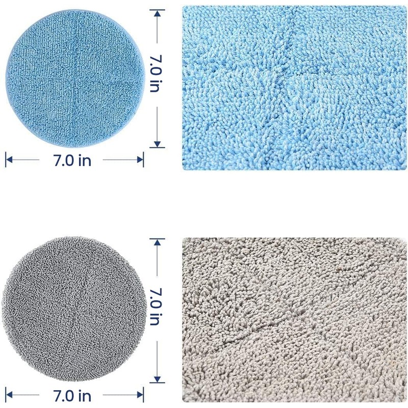 [Universal] 4 Pcs Mop Pads Replacement for Cordless Electric Mop,