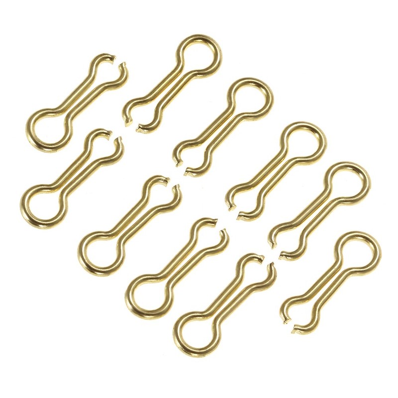 Walmeck 200PCS Brass Sinker Wire Eye for DO-IT Molds