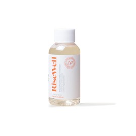 RiseWell Balancing Travel Size Mouthwash - pH Balanced Natural Mouthwash On The Go - Dentist Developed Dry Mouth Rinse - No Added Fluoride, Alcohol Free and SLS-Free Breath Freshener - Wild Mint, 2oz