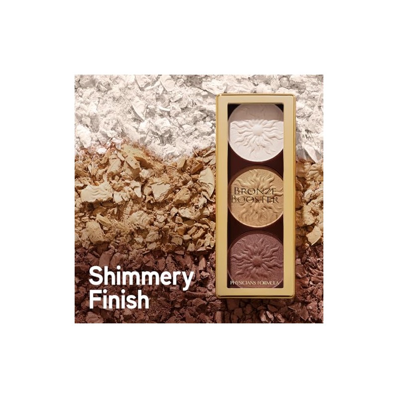 Physicians Formula Bronze Booster Highlight & Contour Palette, Shimmer Glow