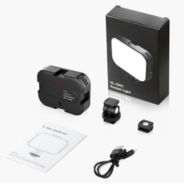 Vijim VL‑100C Mini Portable Double Color Temperature Fill Light Photography Soft Light