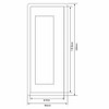 5 Jumbo Blank Photo Fridge Magnet 119 x 47 mm