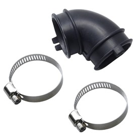 DWX Global W10445975 Dishwasher Drain Hose Kit 3/4“ ID Heavy Duty PVC Pipe + 2 Mounting Clamps for Whirlpool Maytag KitchenAid Kenmore Bosch Dishwashers