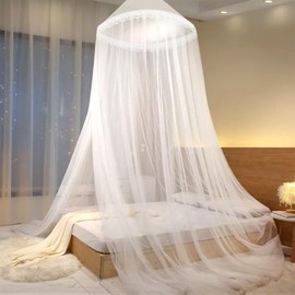 Mosquito Net Bed, 60 x 250 x 1100 cm, Mosquito Net for Double Beds Single Bed, Large Travel Mosquito Net Outdoor, Fly Net, Mosquito Net Bed for Camping, Travel and Home, Indoor Outdoor