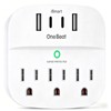 Multi Plug Outlet Splitter with USB,Surge Protector Outlet 1 Pack