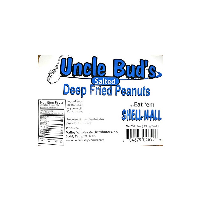 Deep Fried Peanuts | Eat 'Em Shell-n-all | 7 oz.