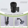 Aomasi Shower Shut off Valve Matte Black, Brass Bathroom Water