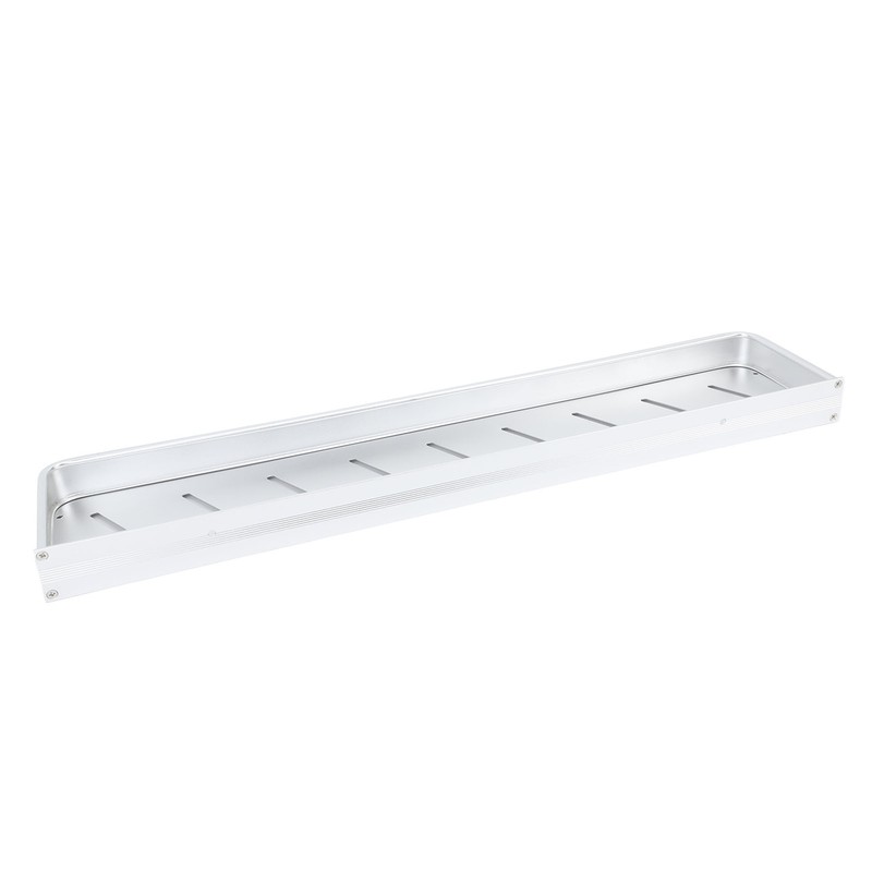 Bathroom Space Aluminum Shelf Bathroom Wall Mounted Drill Free Shelf
