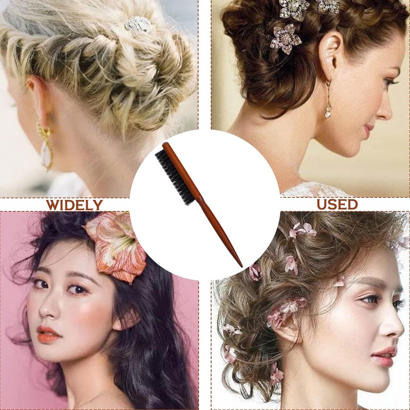 Hair Brush, Boar Bristle Brush, Teasing Hair Brush Boar Bristle,