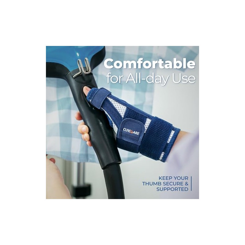 CURECARE Thumb Support, Reversible Thumb Splint Right & Left Hand