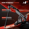 A-Premium Front Driver and Passenger Hood Hinges Compatible with Nissan