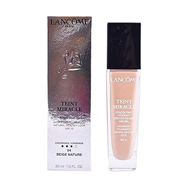 LancÃ´me Teint Miracle Bare skin foundation SPF15, 04 Beige Nature,