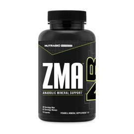 NutraBio ZMA Supplements for Men & Women- Zinc Magnesium Supplements to Support Hormone Levels -Sleep- Muscle Recovery-Immune Health 90 Count