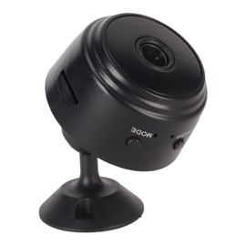 Mini WiFi Smart Security Camera, Home Security Camera Indoor, 1080P HD Video, Motion Detection, Night Vision, Support Multiple Users, Phone App, As Nanny, Pet, Door Camera (Black)