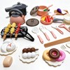 Kids Kitchen Toy Accessories, 61PCS Toddler Pretend Cooking Play Pots,