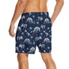 DOPINDU Dinosaur Mens Swim Trunks 7Inch Board Shorts with Compression