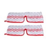 2PCS Microfiber Mop Cleaning Pad Mop Head Mopping Cleaning Cloth