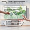 VBVARV TV Dust Cover,Polyester Microfiber Cloth Easy To Cover Your