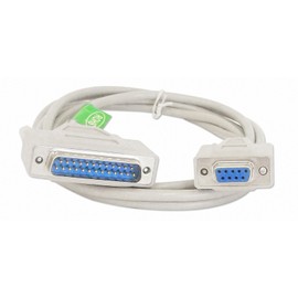 Your Cable Store 6 Foot DB9 Female / DB25 Male Serial Port Cable RS232