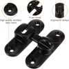 Suithink Barn Door Latch 90 or 180 Degree Slide Black